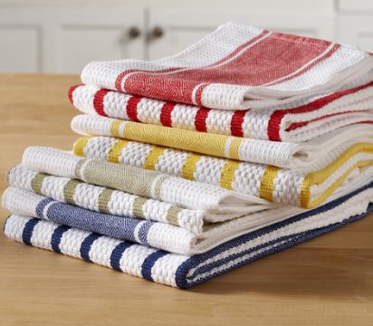 Cotton Checked kitchen towels, Size : Multisize