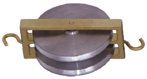 Double Parallel Metal Pulley