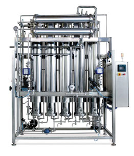 Multicolumn distillation plant