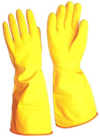 Light Weight PVC Industrial Hand Gloves, Gender : Female