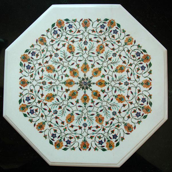 Marble Inlay Table Tops