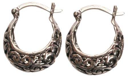 Sterling Silver Earrings: 6458