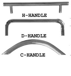 SS Hardware Handle for Moduler, Length : 6inch, 5inch, 4inch, 3inch, 2inch