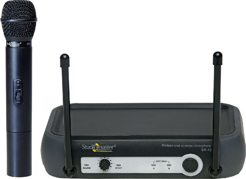 Studiomaster BR 12/BM 12 Single Channel UHF Handheld Wireless Microphone System