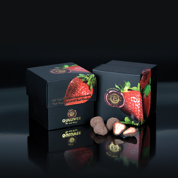 Freeze dried Strawberry covered in Belgian Chocolate