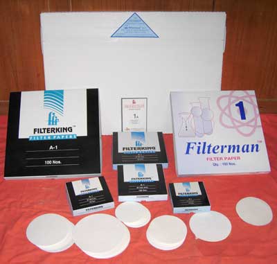 Plain Cellulose Qualitative Laboratory Filter Paper, for Automobiles, Electroplating, Packaging Type : Packets