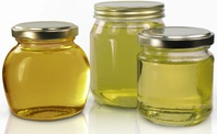 Glass Honey Jars