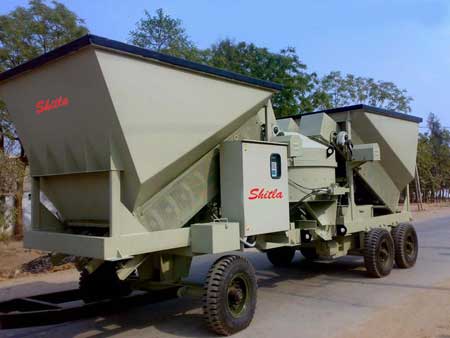 Electric 100-1000kg Mobile Concrete Batching Plant, Certification : ISO 9001:2008