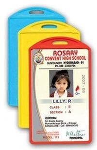 PVC School ID Card, Shape : Rectangular