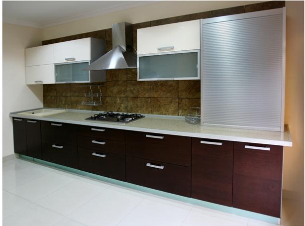 solid wood modular kitchen