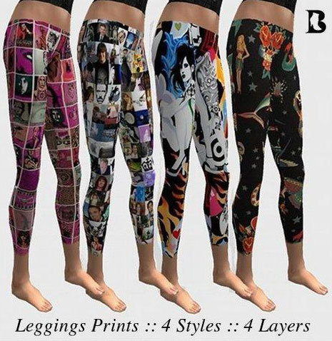 Ladies Printed Leggings