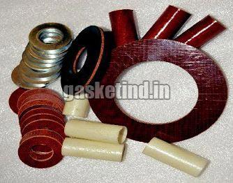 Polished Metal Flange Insulation Gasket Kit, Color : Brown, Grey