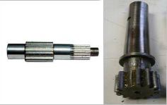 Loom Machine Pinion Shaft