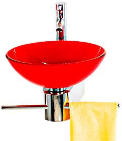 Opeque Color Basin(Round / Opeque / Red)