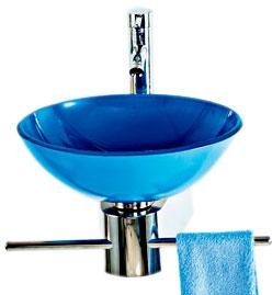 Opeque Color Basin(Round / Opeque / Sky Blue)