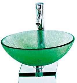 Texture+Color Basin(Round / TR / Green - Yellow)