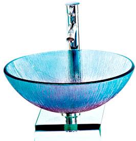 Texture+Color Basin(Round / TR / Pink - Blue)