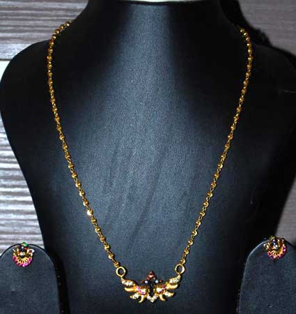 gold necklace set