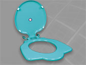 PVC ANGLO INDIAN TOILET SEAT COVER