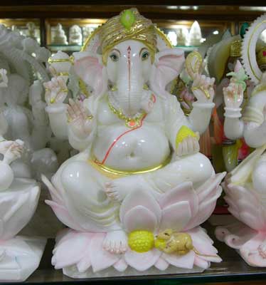 MGS-04 Marble Ganesh Statues, for Office, Home, Gifting, Size in Feet : 2 Feet