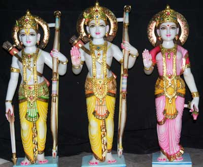 MRDS-03 Marble Ram Darbar Statues