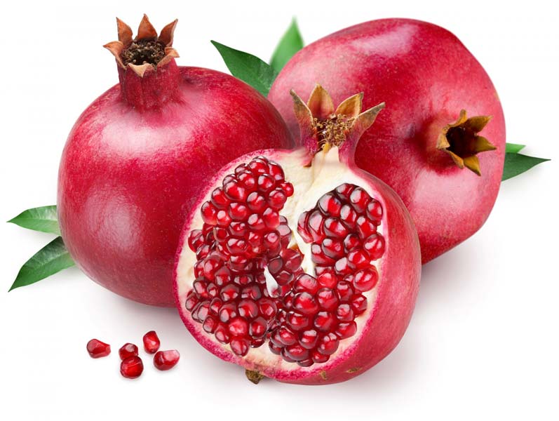 Organic fresh pomegranate