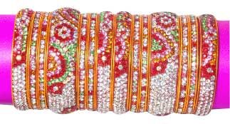 Family Bangles 12 No. Stone