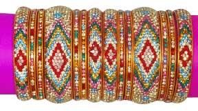 Family Bangles 8 No. Stone