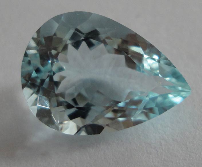 Pear Shape Light Blue Aquamarine Cut Stones by Gemstone Pioneer, Pear ...