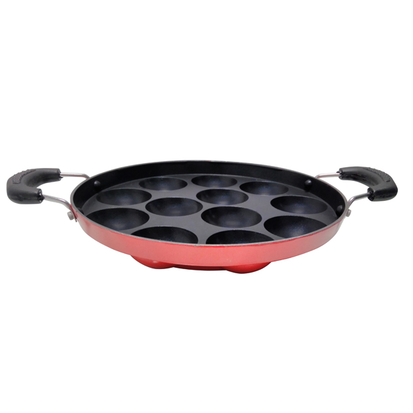 Non Stick Appam Patra with Handle 12 Kulis