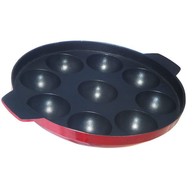 Non Stick Appam Patra without Handle 9 Kulis Thermal Base