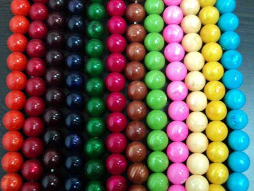 Item Code :- 006 Colored Plastic Beads