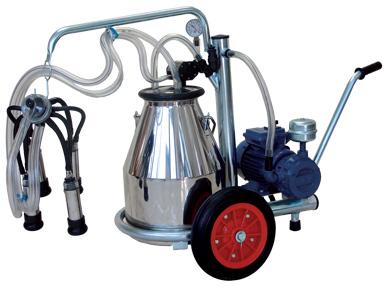 Mobile Milking Machines with Single Can