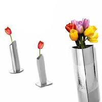 stainless steel flower vase