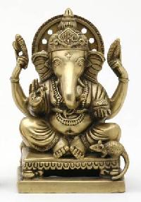 Brass Ganesha Statue