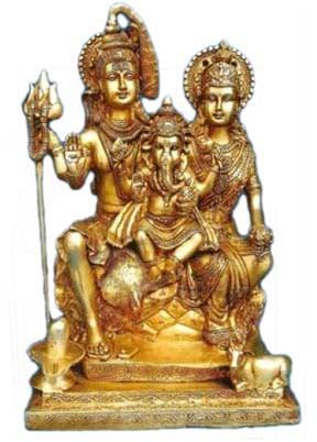 Brass Shiva Darbar Statue