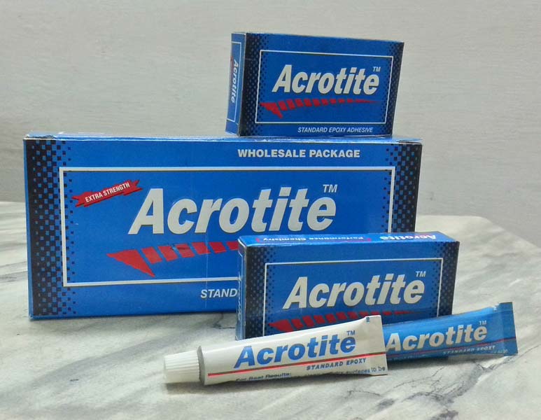 ACROTITE Epoxy Adhesive, for Bathrooms, Ceramic, Tiles, Wood, Auto Parts, Feature : Waterproof