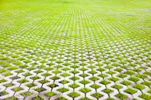 Concrete Grass Pavers, for Road Construction, Form : Solid