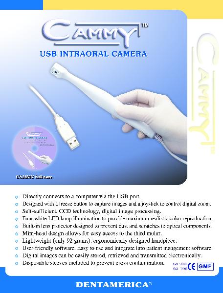 Dentamerica Dental Intraoral Camera, Color : white