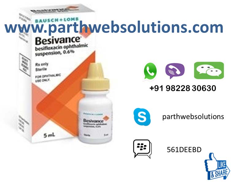 what is besifloxacin ophthalmic suspension 0.6 used for