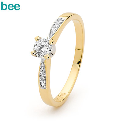Engagement Ring  Yellow Gold - Grace