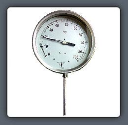 Mercury In Steel Temperature Gauge