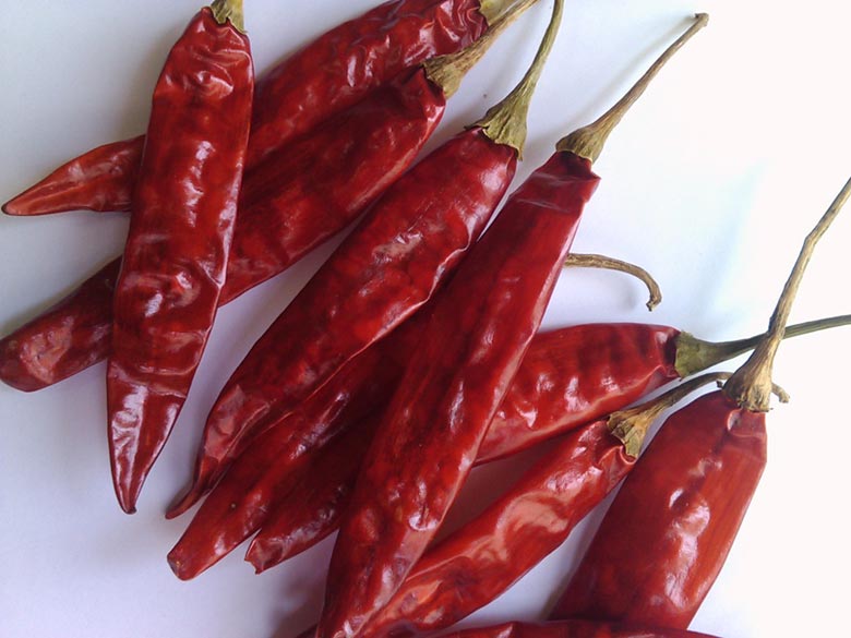 S 4 Indian Red Chillies, Form : Dried