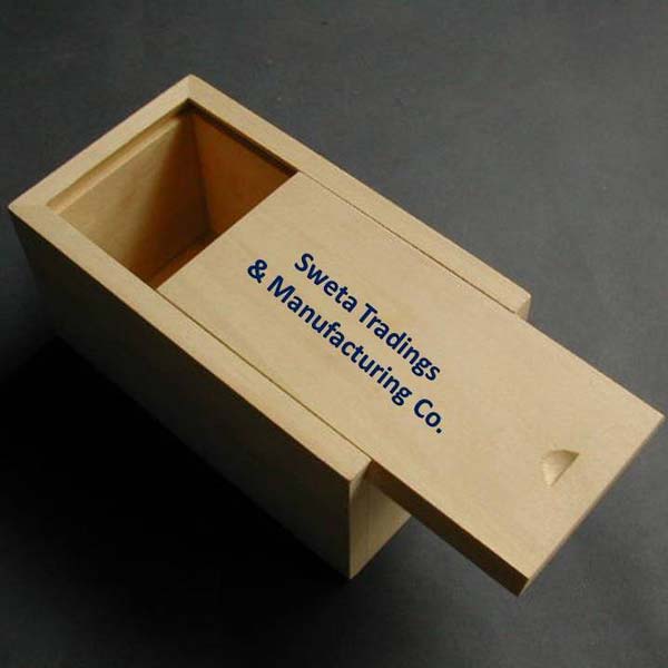 Wooden Sliding lid box