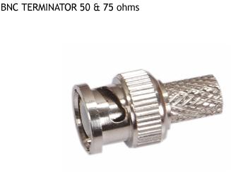 Bnc Plug Terminator 50 / 75 Ohms