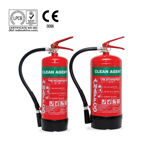 Portable Clean Agent Fire Extinguishers
