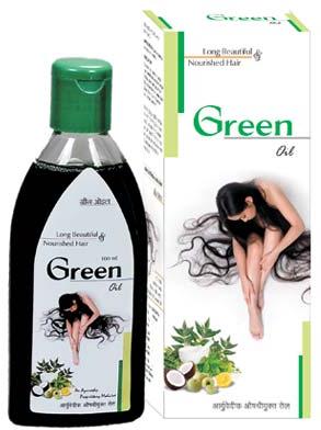 Green Hair Oil