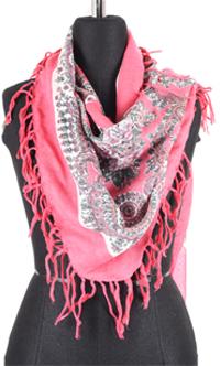 Square Fringed Scarf