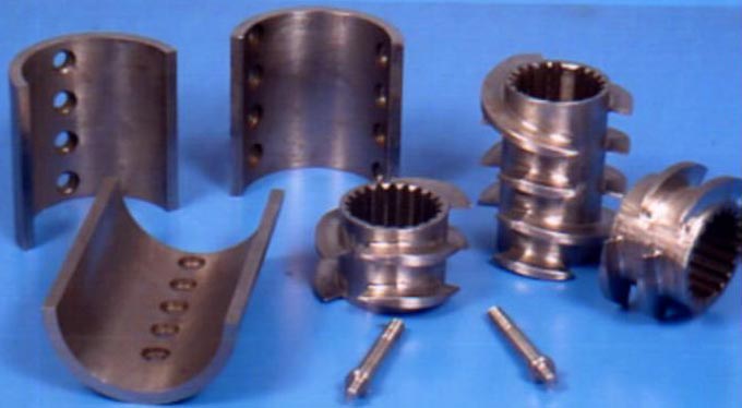 Twin Screw Extruder Replacable Spares, Single Screw Extruder Replacable Spares