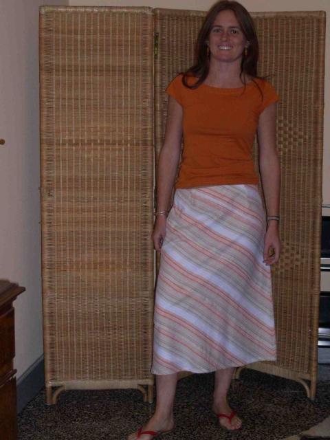 Cross Panel Skirt